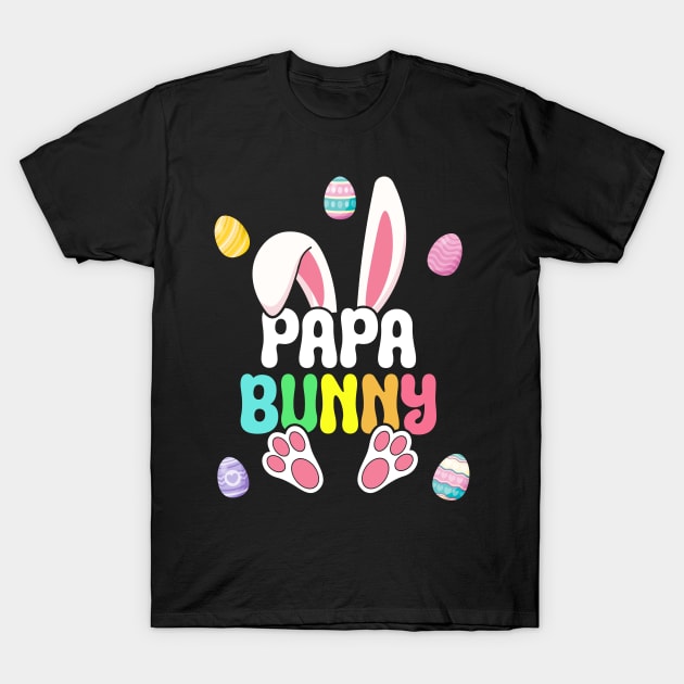 Easter Papa Cute Bunny Easter Family T-Shirt by Way Down South